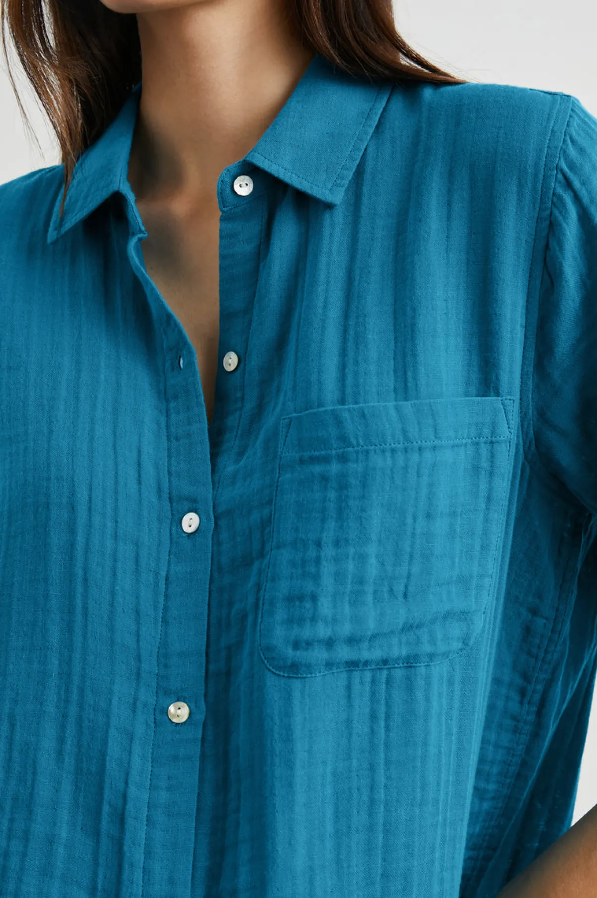 ELLIS SHIRT - TURKISH TILE|Rails Clearance