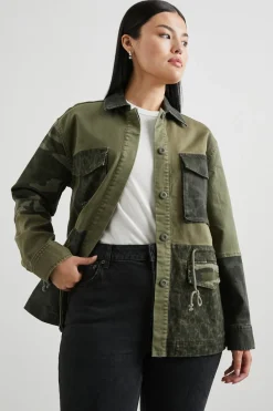 EVAN JACKET - OLIVE TRIO|Rails Shop