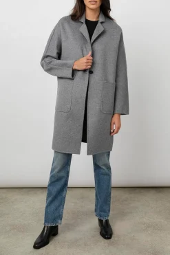 EVEREST COAT - HEATHER GREY|Rails Cheap