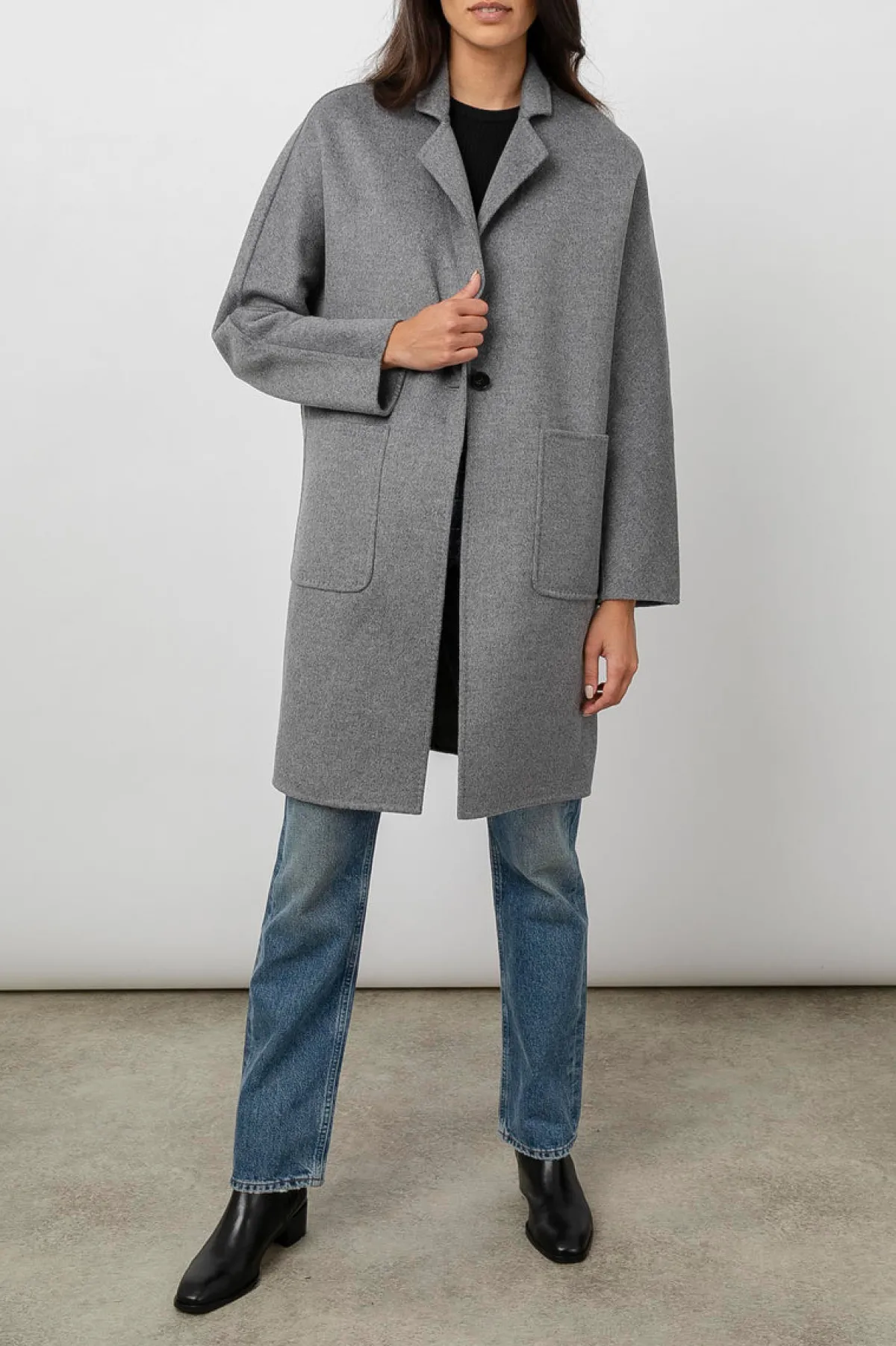 EVEREST COAT - HEATHER GREY|Rails Cheap