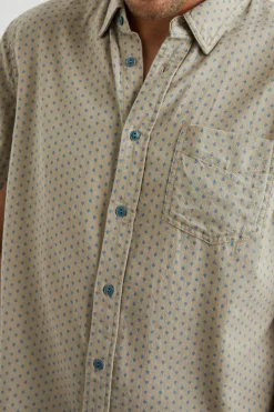 FAIRFAX SHIRT - POLYGON MICRO QUINOA|Rails Discount