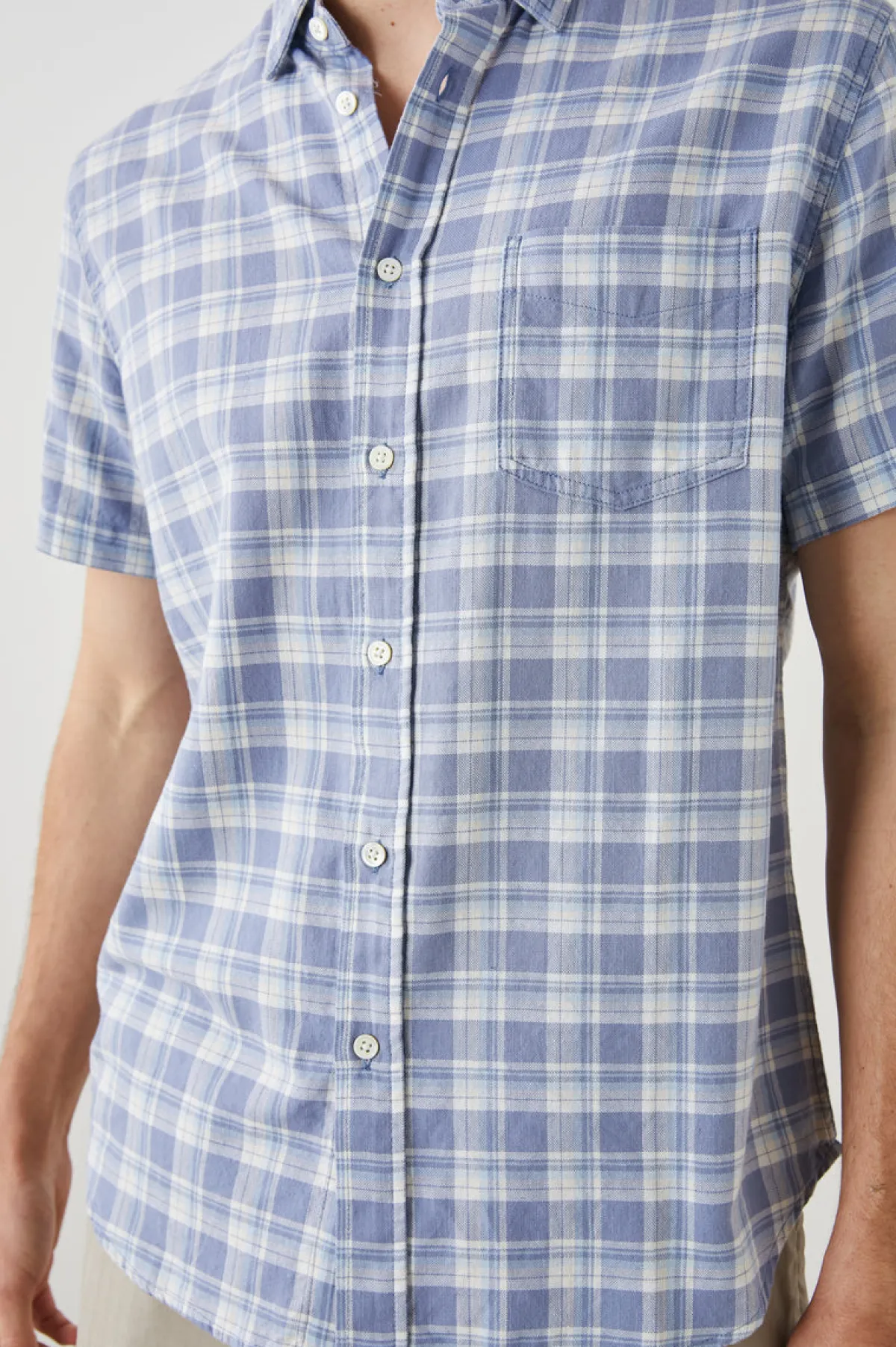 FAIRFAX SHIRT - SEAGLASS WHITE TOPAZ|Rails Store