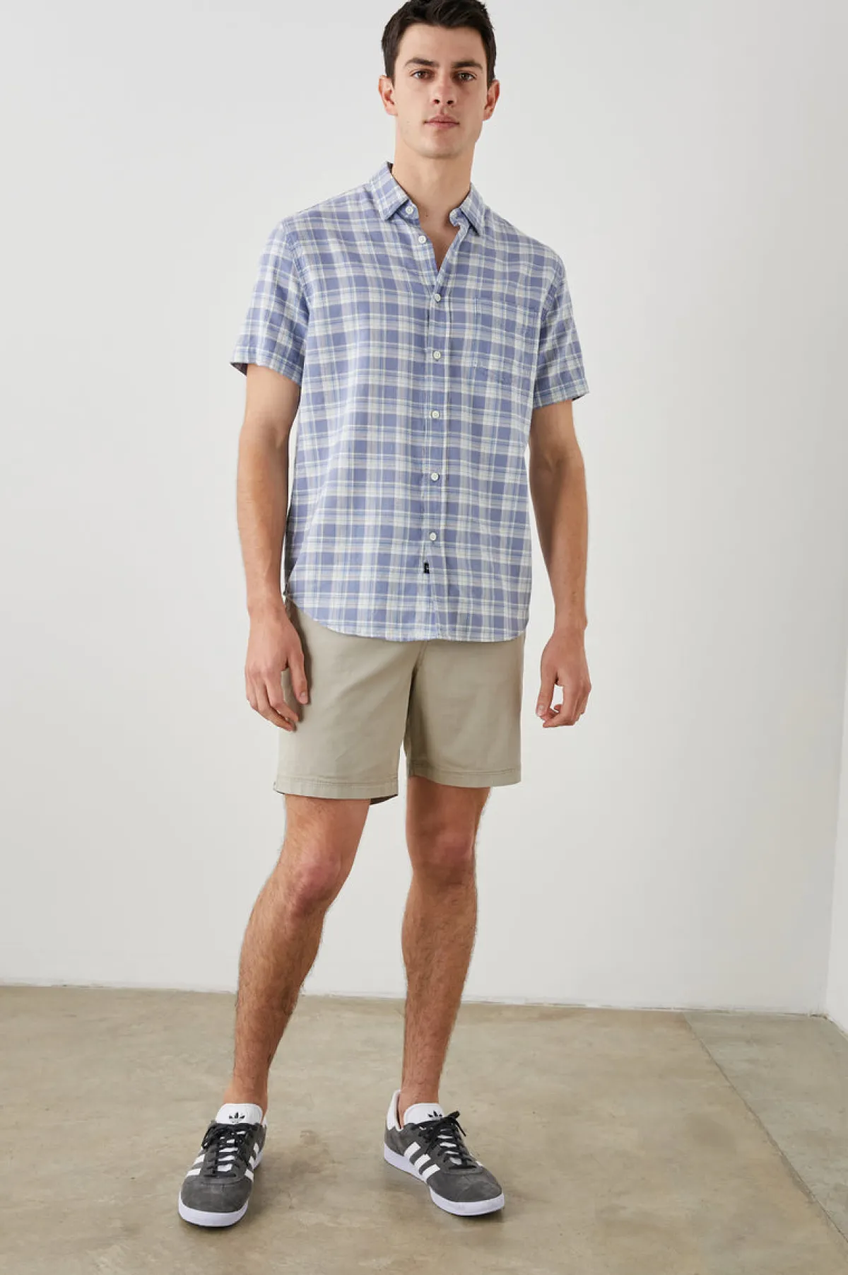 FAIRFAX SHIRT - SEAGLASS WHITE TOPAZ|Rails Store