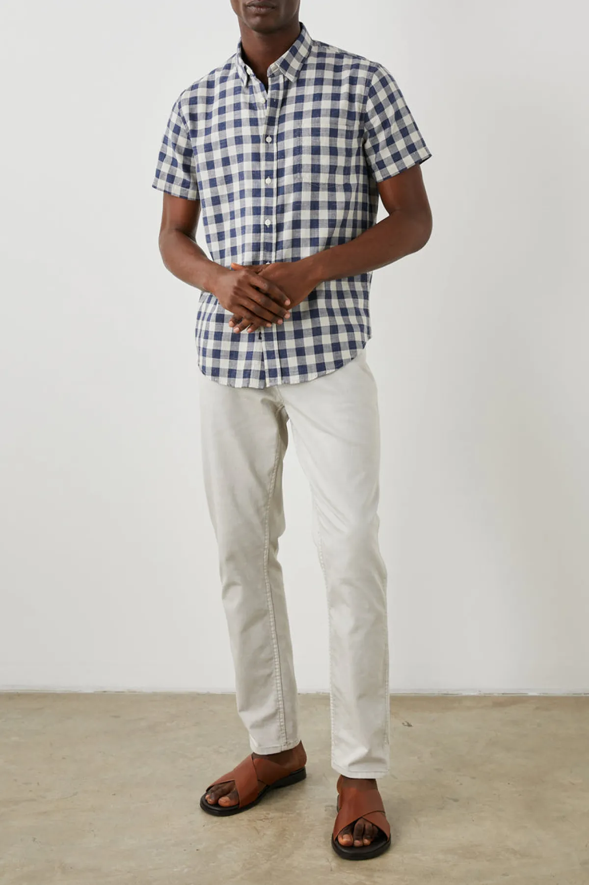 FAIRFAX SHIRT - VIKING BLUE GREY MELANGE|Rails Hot