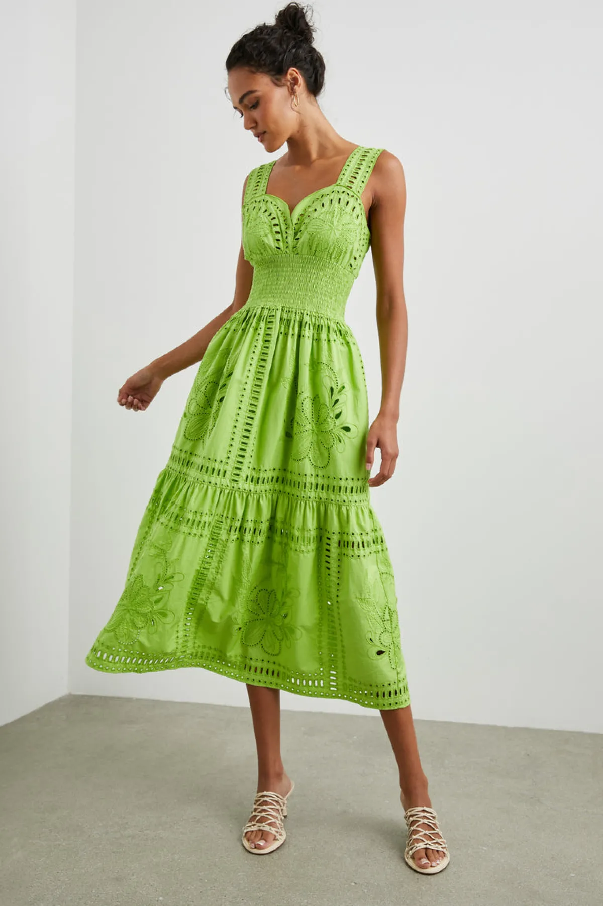 FAWN DRESS - ISLAND GREEN|Rails Best