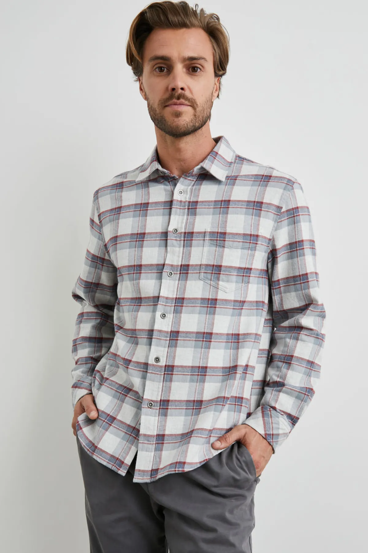 FORREST SHIRT - MOAB SKY MELANGE|Rails Online