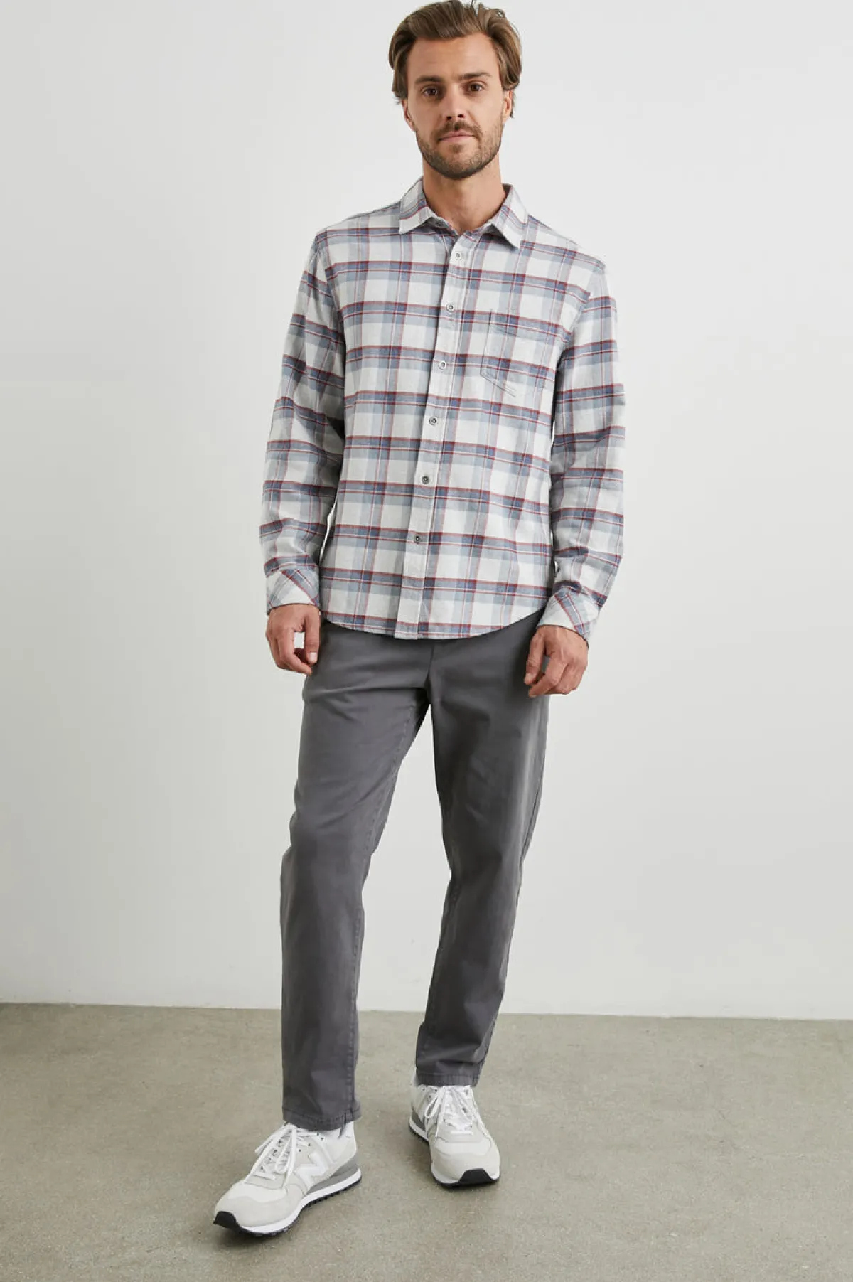 FORREST SHIRT - MOAB SKY MELANGE|Rails Online
