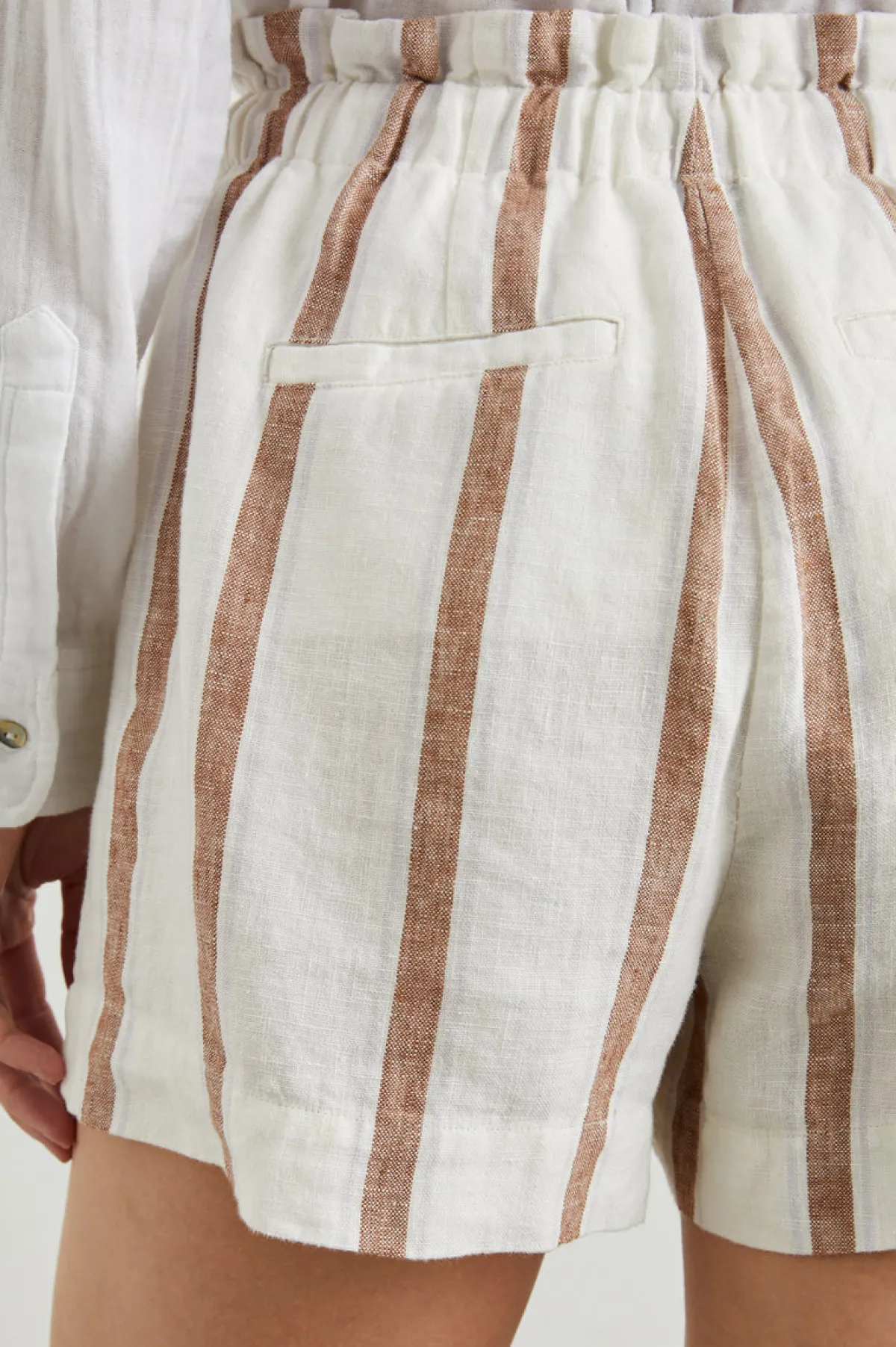 FOSTER SHORT - COCONUT STRIPE|Rails Discount