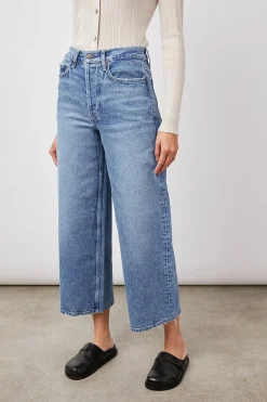 GETTY CROP WIDE LEG - GERANIUM|Rails Fashion
