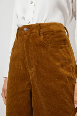 GETTY WIDE LEG - GROUND CINNAMON|Rails Hot