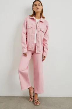 GROVE BOYFRIEND TRUCKER JACKET - BUBBLE GUM|Rails Cheap