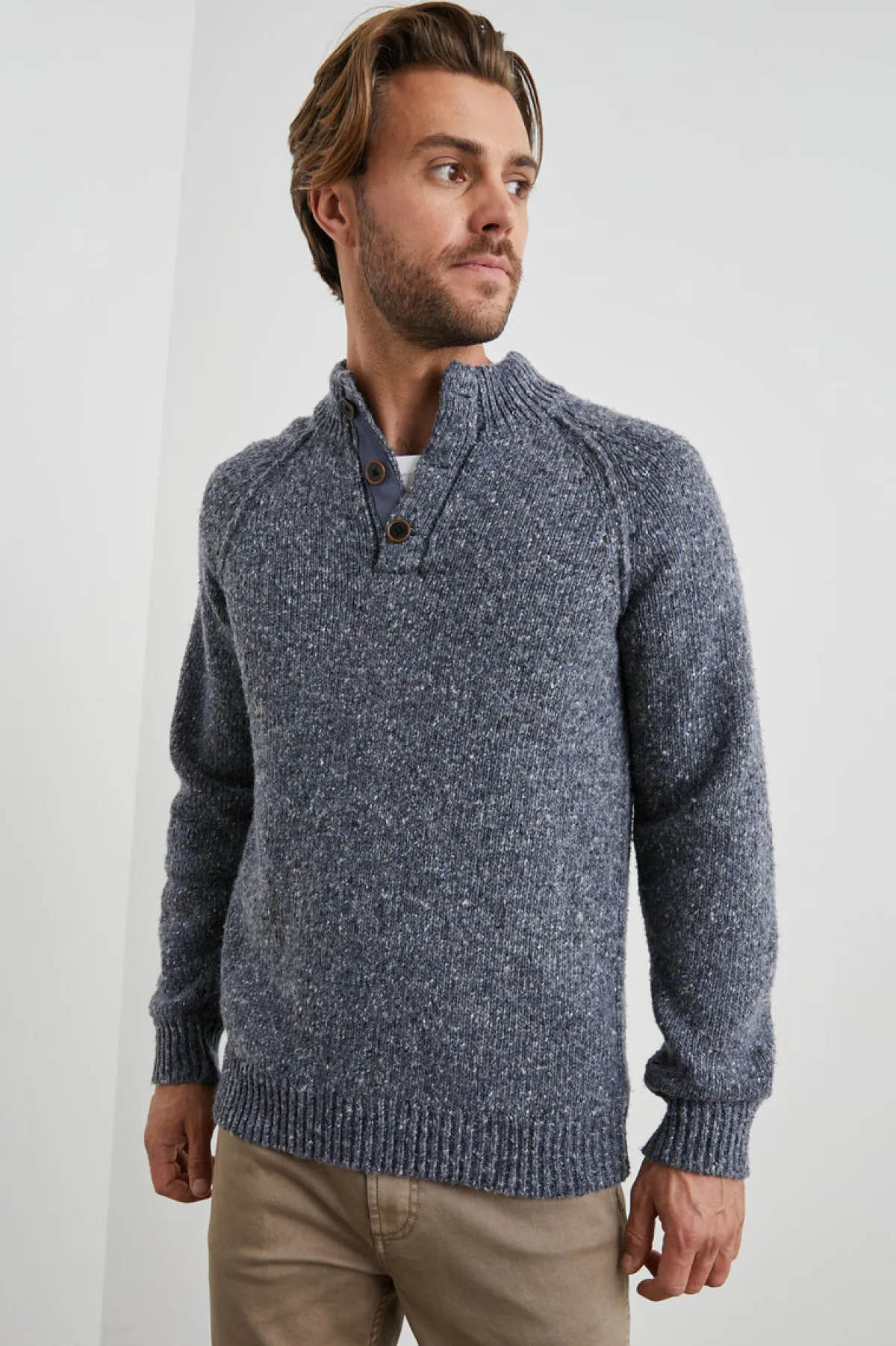 HARDING SWEATER - BLUE NEP|Rails Cheap