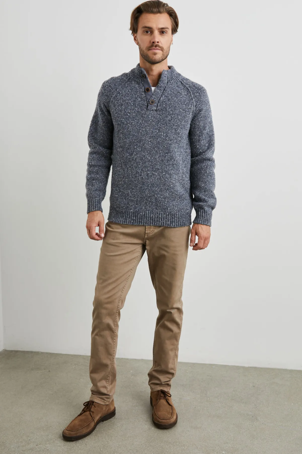 HARDING SWEATER - BLUE NEP|Rails Cheap