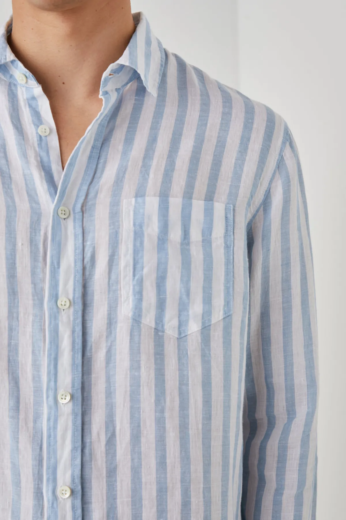 HAVANA SHIRT - ATHENA WHITE STRIPE|Rails Best Sale