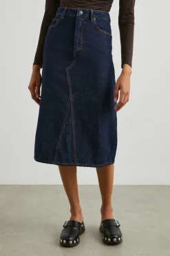 HIGHLAND SKIRT - MIDNIGHT BLUES|Rails Hot