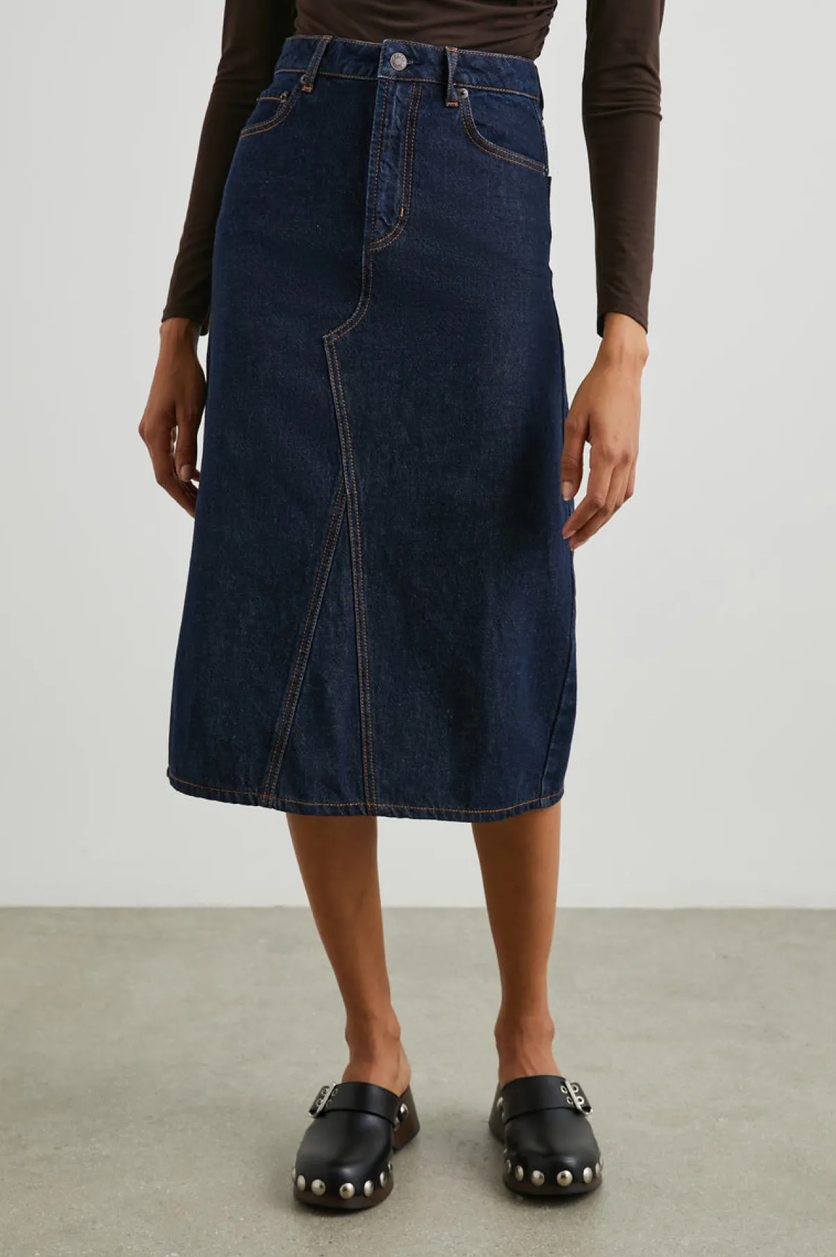 HIGHLAND SKIRT - MIDNIGHT BLUES|Rails Hot