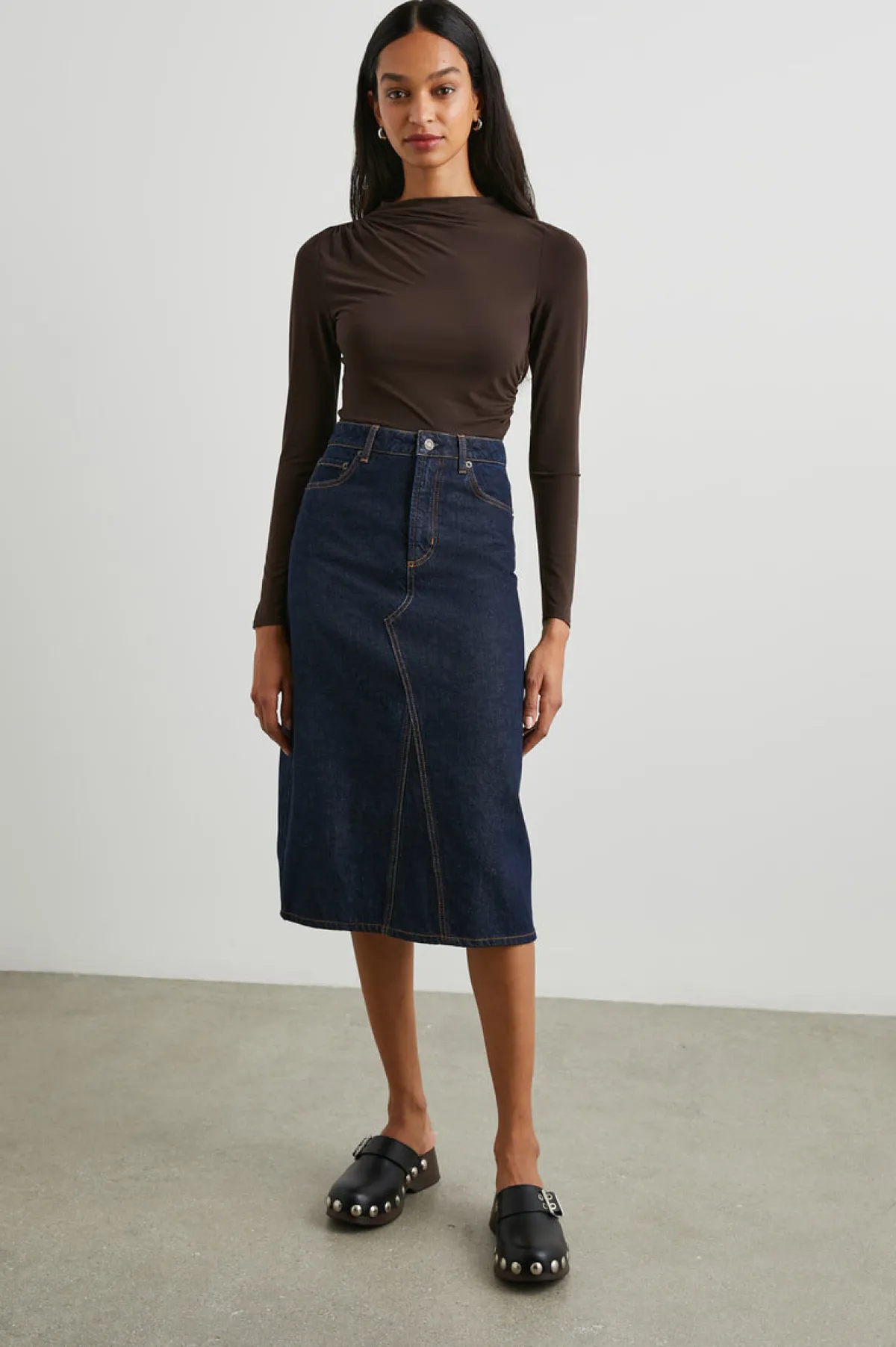 HIGHLAND SKIRT - MIDNIGHT BLUES|Rails Hot