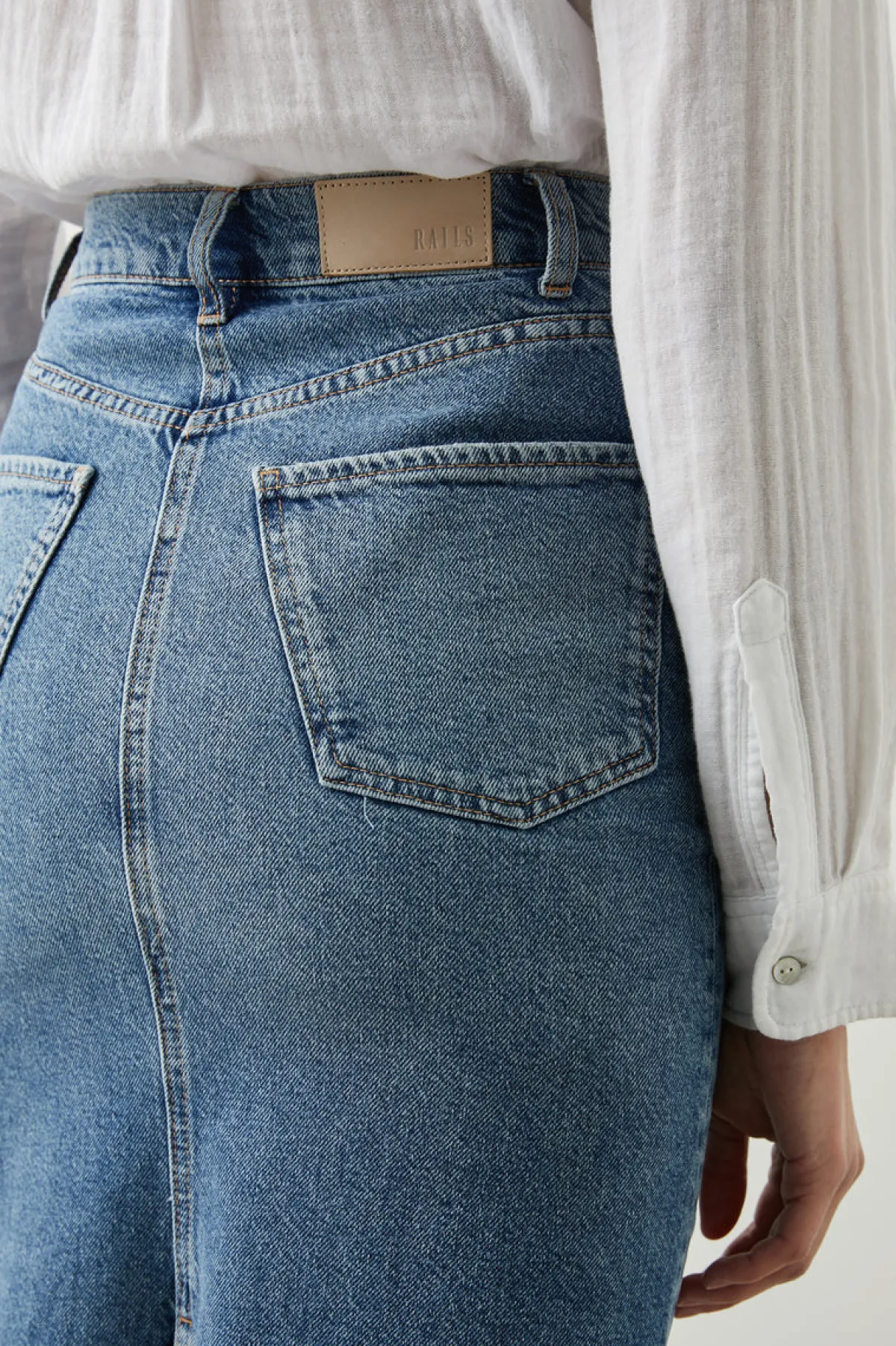 HIGHLAND SKIRT - VINTAGE SAPPHIRE|Rails Shop