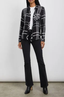 HUNTER SHIRT - BLACK STERLING|Rails New