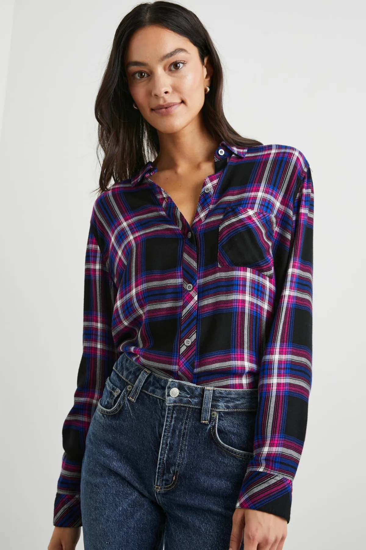HUNTER SHIRT - ELECTRIC BLUE|Rails Cheap