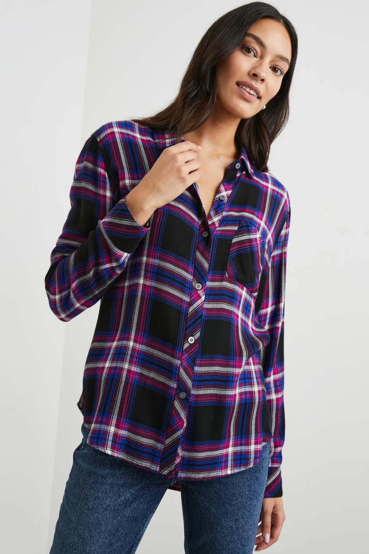 HUNTER SHIRT - ELECTRIC BLUE|Rails Cheap