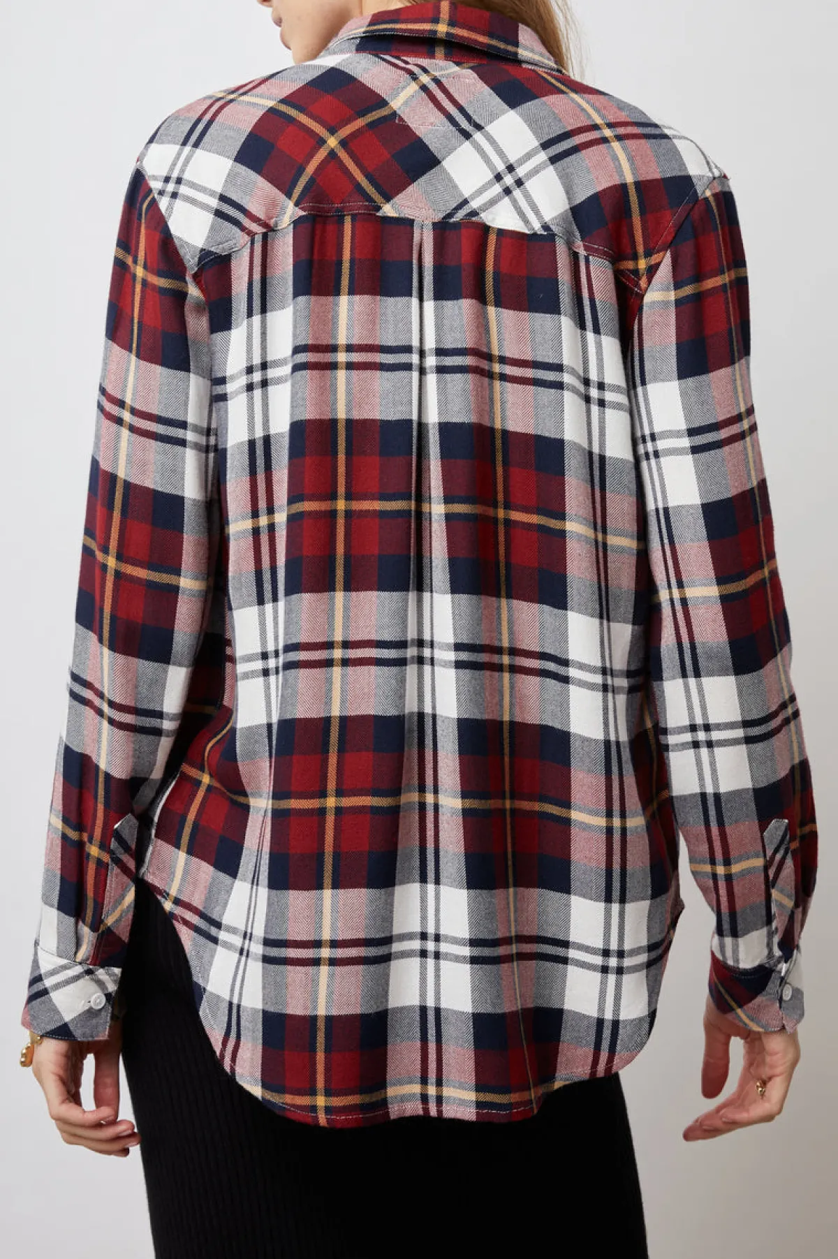 HUNTER SHIRT - MERLOT NAVY GOLD|Rails Cheap