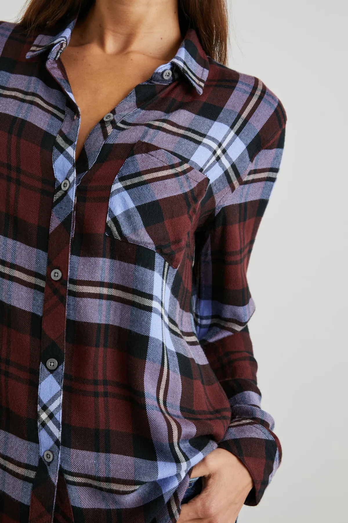 HUNTER SHIRT - MULBERRY PLUM|Rails Best Sale
