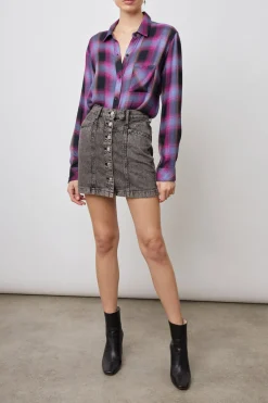 HUNTER SHIRT - NAVY MAGENTA SKY|Rails Hot