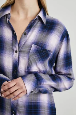 HUNTER SHIRT - ORCHID NAVY|Rails Clearance