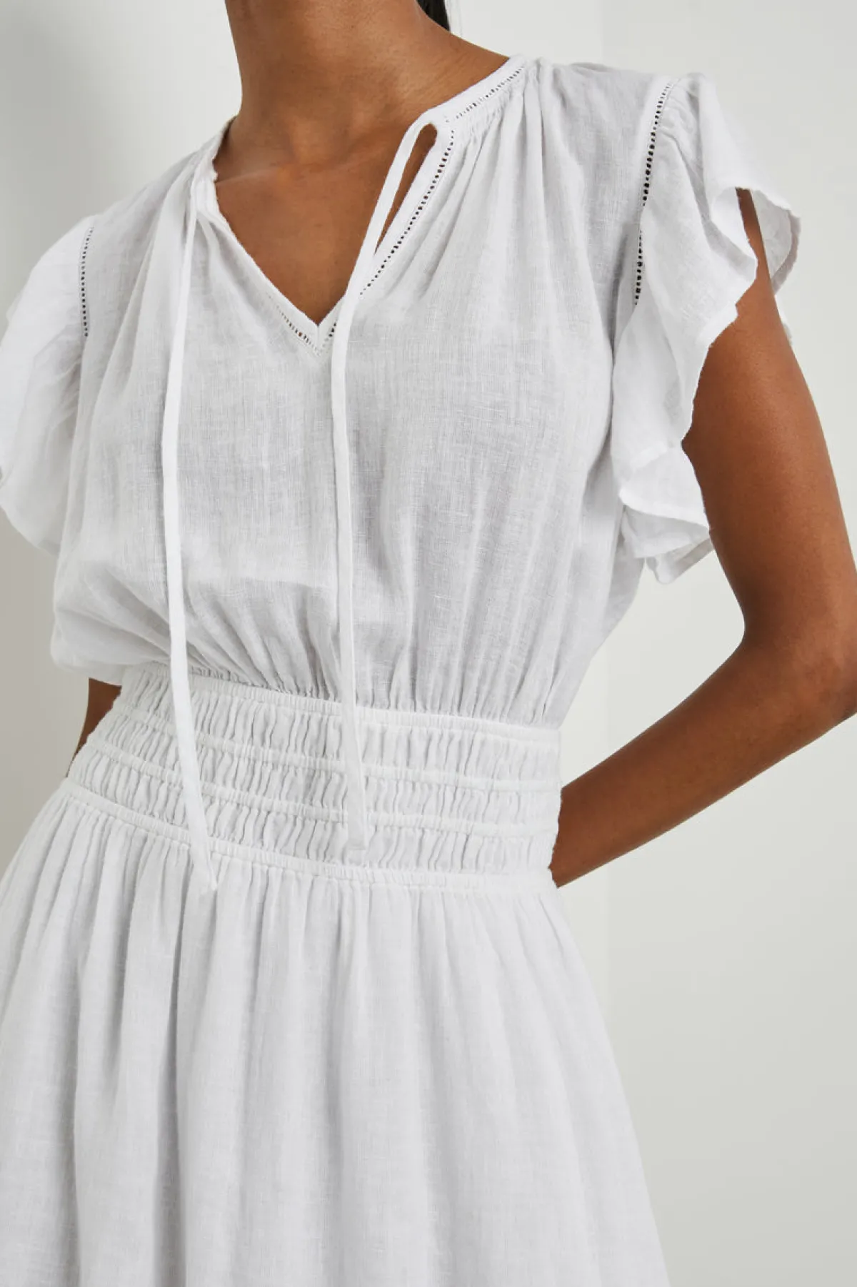 IONA DRESS - WHITE LACE DETAIL|Rails Outlet