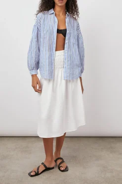 JANAE SHIRT - LIGHTHOUSE STRIPE|Rails Shop