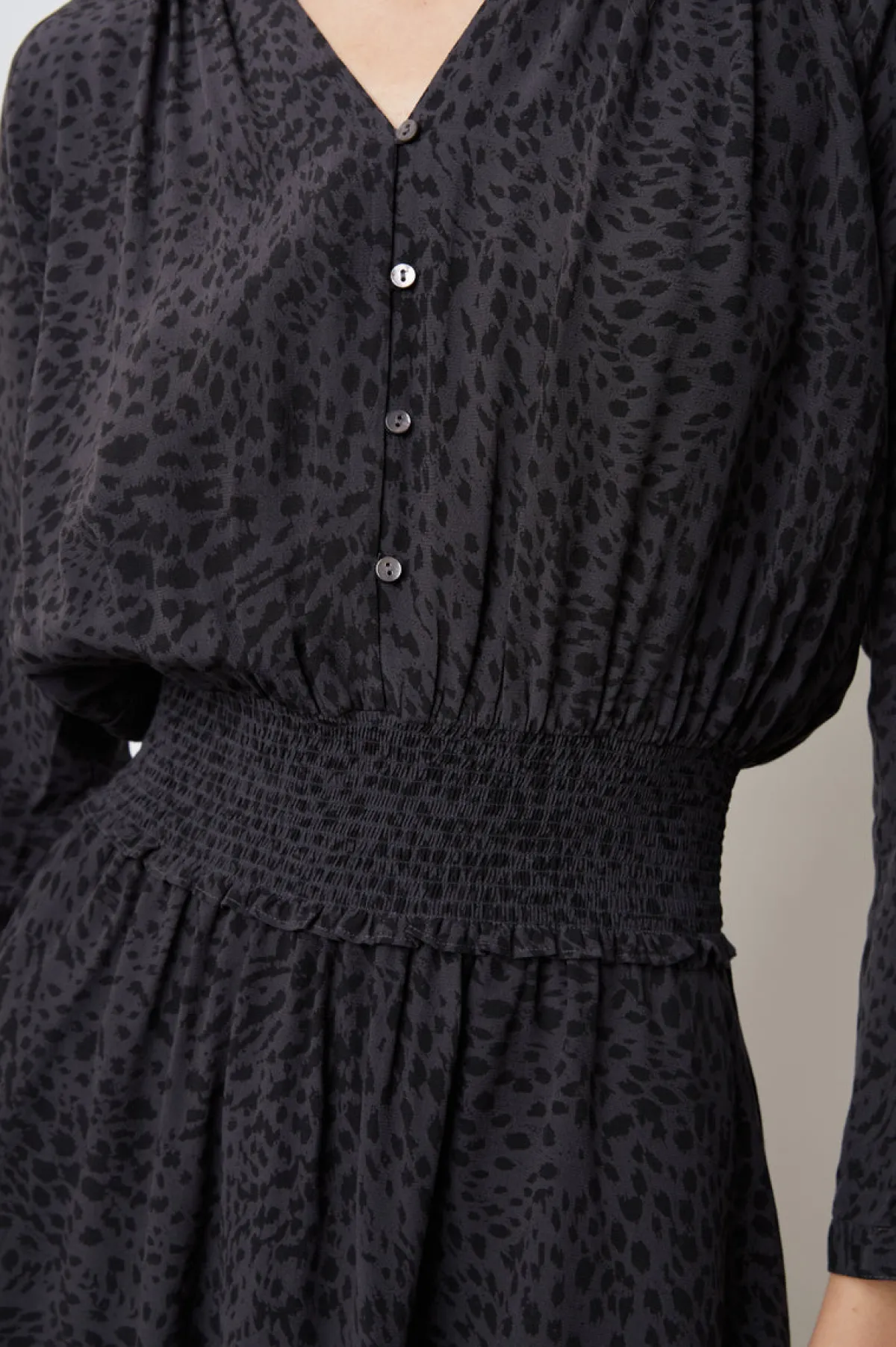 JASMINE DRESS - SPOTTED SLATE|Rails Outlet