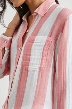 JAYLIN SHIRT - PLAYA STRIPE|Rails Shop