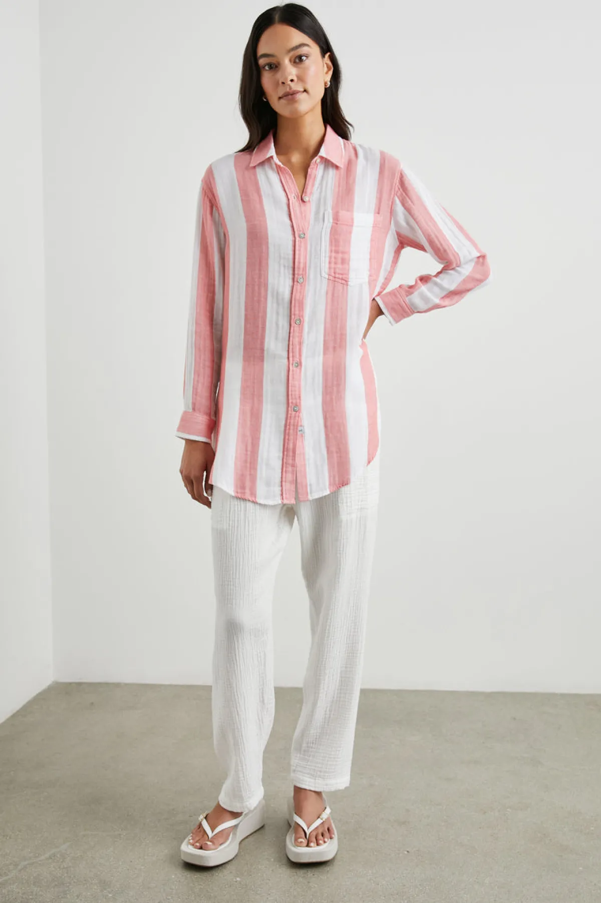 JAYLIN SHIRT - PLAYA STRIPE|Rails Shop