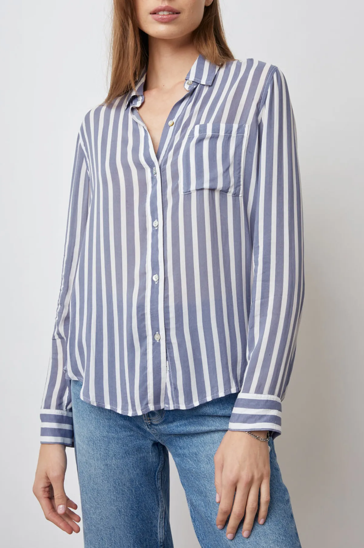 JOSEPHINE SHIRT - TURIN STRIPE|Rails Sale