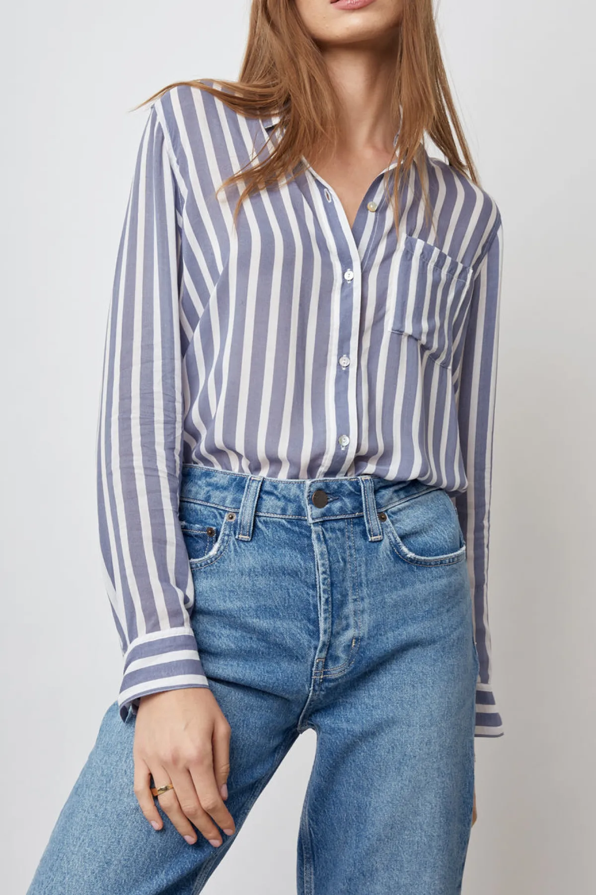 JOSEPHINE SHIRT - TURIN STRIPE|Rails Sale