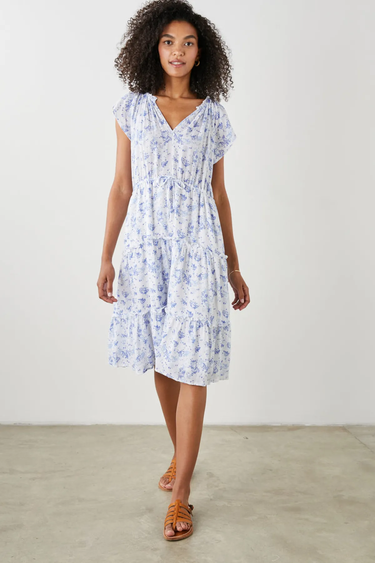 JUNI DRESS - BLUE BLOSSOMS|Rails Best