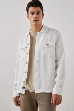 KEROUAC SHIRT JACKET - PARCHMENT|Rails Outlet
