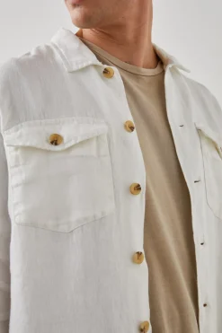 KEROUAC SHIRT JACKET - PARCHMENT|Rails Outlet