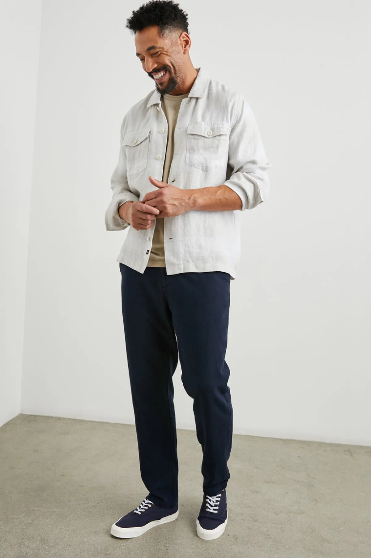KEROUAC SHIRT JACKET - WICKER GRAPHITE STRIPE|Rails Outlet