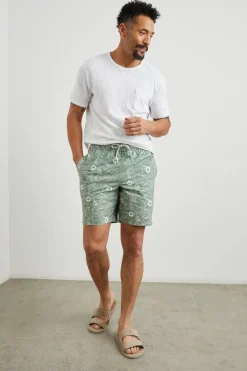 KIAN SWIM SHORT - JAPANESE STENCIL FATIGUE|Rails Shop