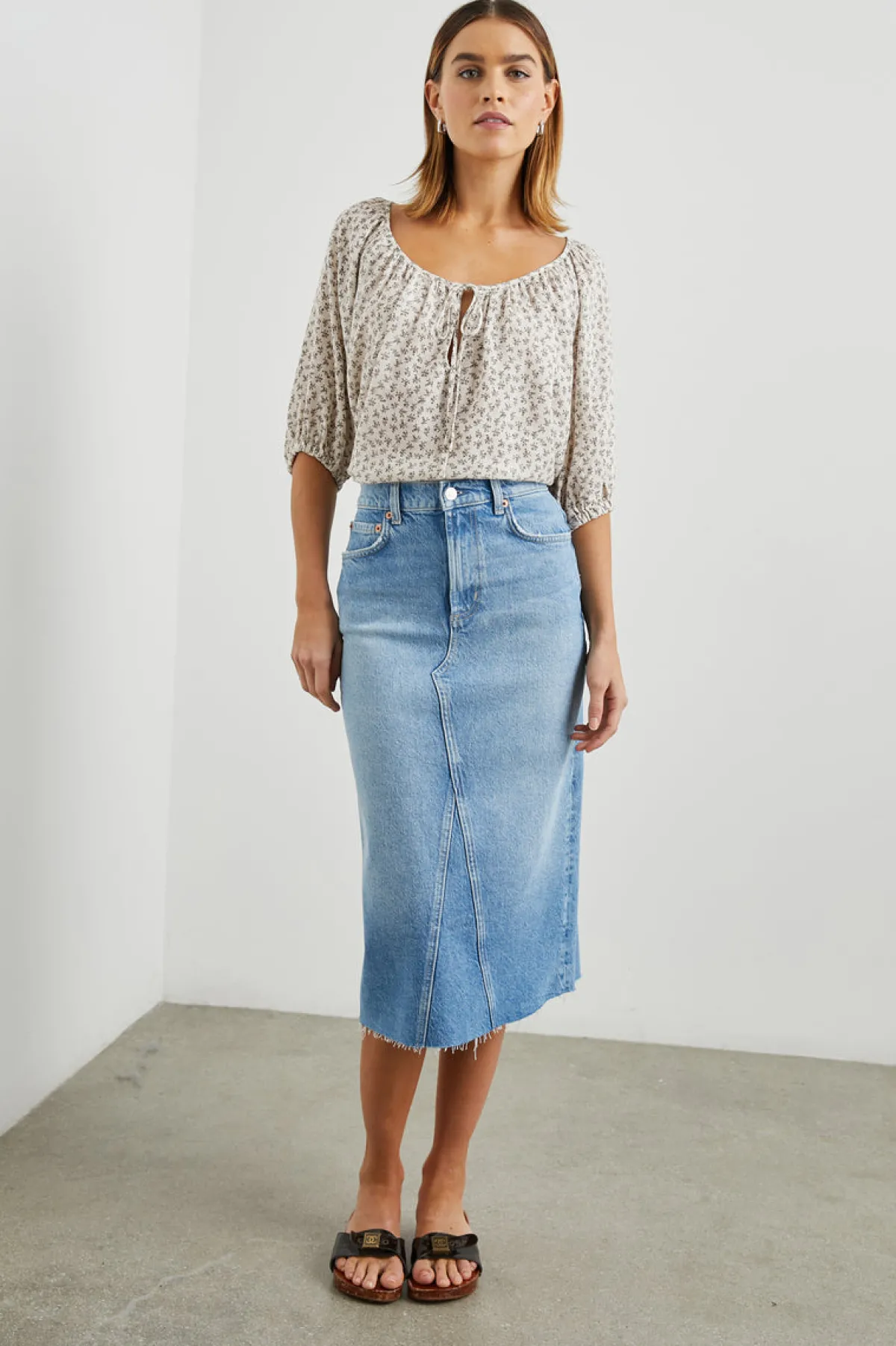 KIRSTIE TOP - BELLA FLORAL|Rails Flash Sale