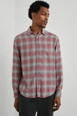 LENNOX SHIRT - BARN STEEL DOVE|Rails Hot