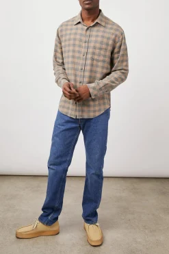 LENNOX SHIRT - CHARCOAL MIRE|Rails Hot