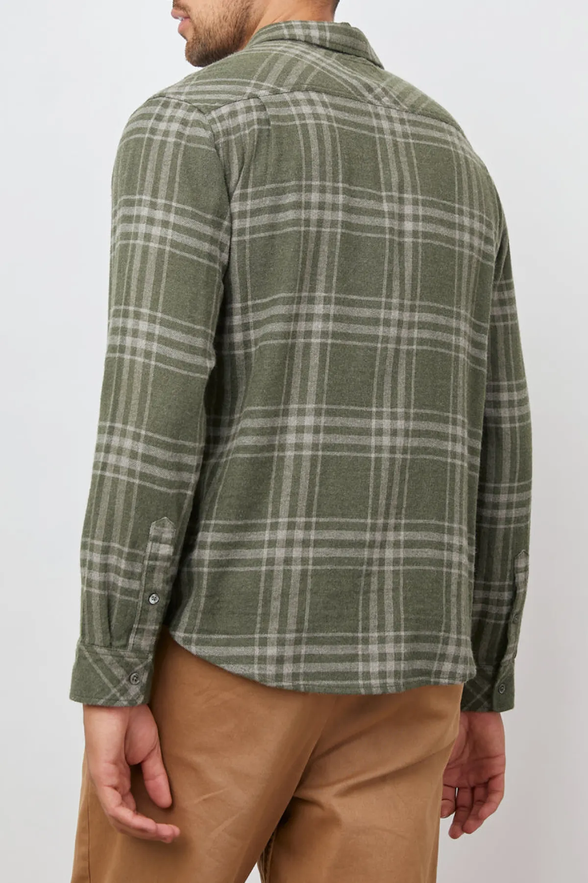 LENNOX SHIRT - CONCRETE MOSS MELANGE|Rails Outlet