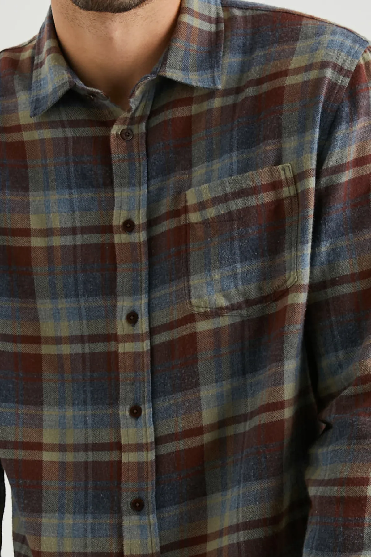 LENNOX SHIRT - RUBY DENIM BOTANICAL|Rails Hot