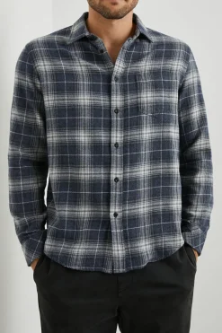 LENNOX SHIRT - SHADOW ETHER MELANGE|Rails Flash Sale