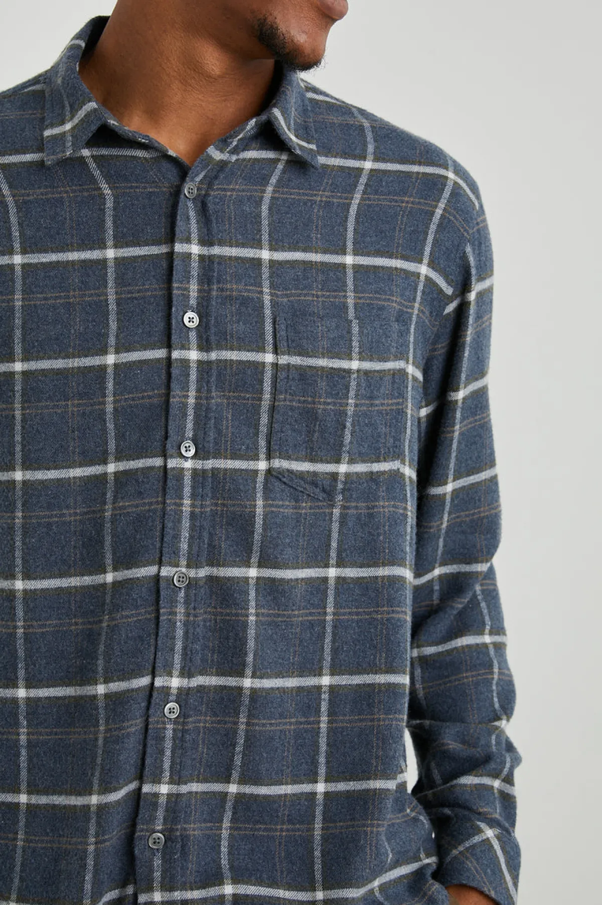 LENNOX SHIRT - SHADOW WHEAT MELANGE|Rails Cheap
