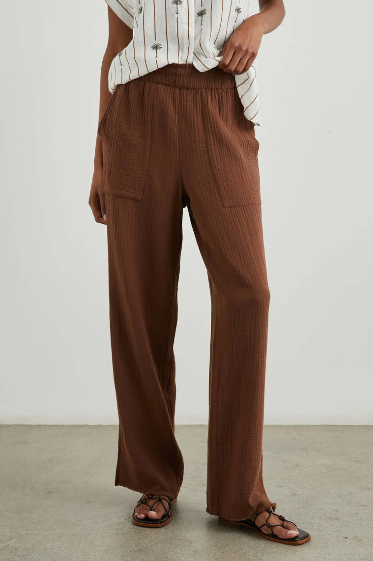 LEON PANT - CACAO|Rails Cheap