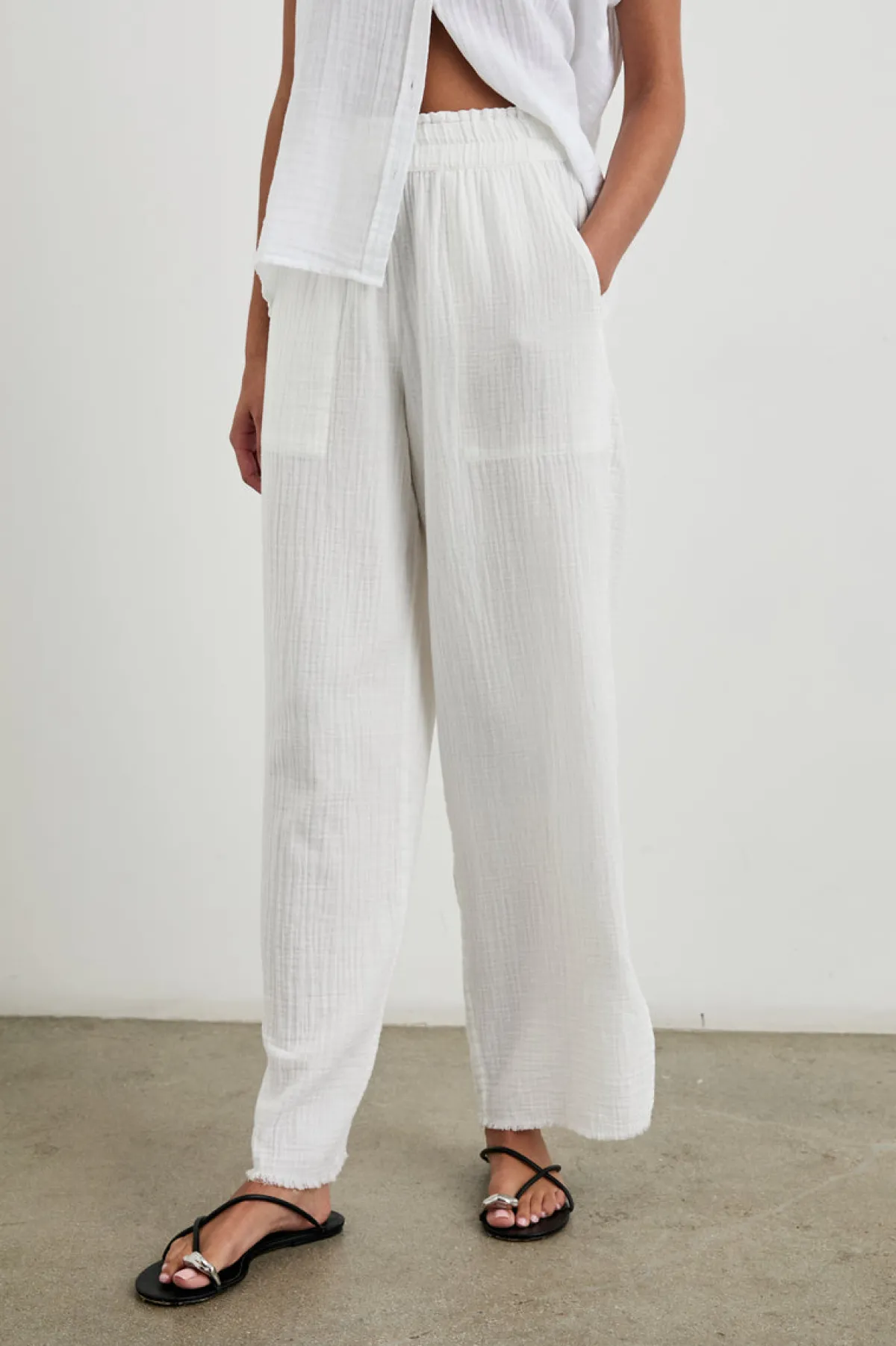 LEON PANT - WHITE|Rails New